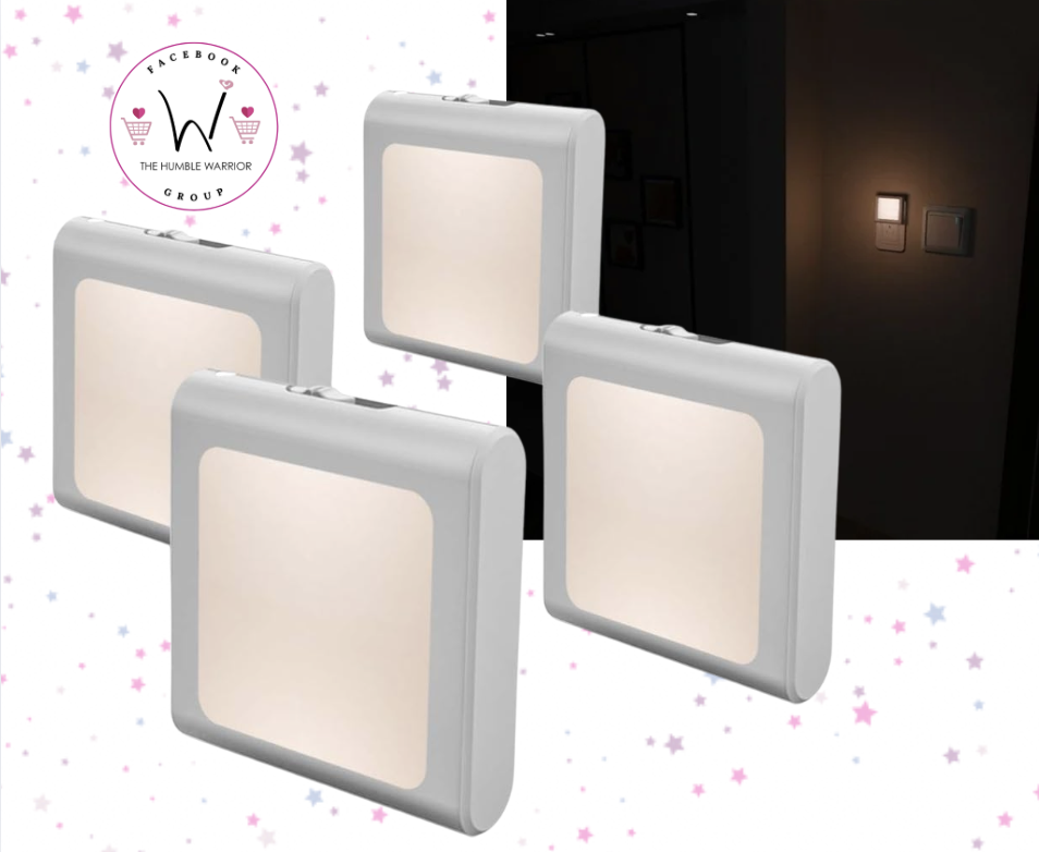4 Pack of Dimmable Night Lights!
